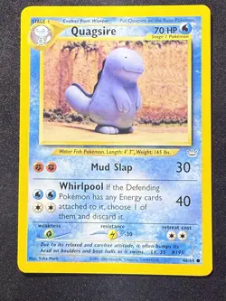 Pokemon TCG Quagsire Neo Revelation Card 48/64 WOTC Vintage Yuka Mori - Image 1