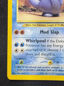 Pokemon TCG Quagsire Neo Revelation Card 48/64 WOTC Vintage Yuka Mori - Image 3