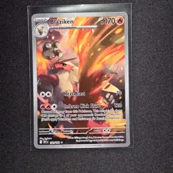 Blaziken 192/182 Illustration Rare Destined Rivals Pokemon Card - Image 1