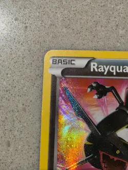Dragons Exalted Rayquaza Secret Rare card 128/124 Holo Pokemon TCG - Image 4