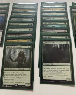 Magic The Gathering Kaldheim Commander Deck Elven Empire Upgraded - Image 4