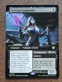 Stensian Sanguinist (Extended Art) Commander: Secrets of Strixhaven Regular - Image 1
