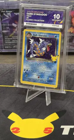 Dark Gyarados 8/82 Holo Celebrations Pokemon Classic Collection ACE Gem Mint 10 - Image 3