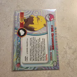 DROWZEE #96 Pokemon Topps Blue Logo TV Animation Edition Series 2 2000 Card - Image 2
