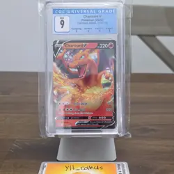 Charizard V 19/189 Darkness Ablaze Pokemon English CGC 9 - Image 1