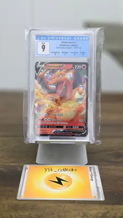 Charizard V 19/189 Darkness Ablaze Pokemon English CGC 9 - Image 2