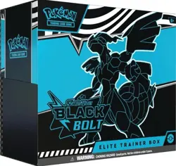 Pokemon TCG Scarlet & Violet Black Bolt Elite Trainer Box ETB Promo Boosters New - Image 1