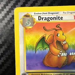 WOTC Dragonite 19/62 Fossil 1st Edition Pokemon TCG Rare 100HP 1999 MP - Image 2