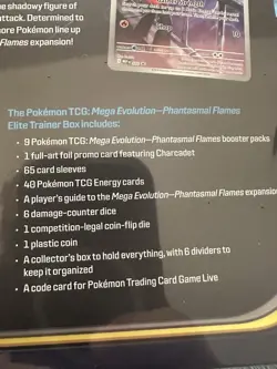 Pokemon TCG Mega Evolution—Phantasmal Flames Elite Trainer Box Lot of 2 2025 - Image 2