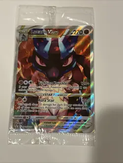 Pokemon TCG Lucario VSTAR SWSH291 Black Star Holo SEALED PROMO Pokemon Card - Image 1