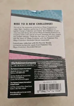 Pokemon Mega Evolution ASCENDED HEROES BOOSTER BUNDLE BOX - Image 2