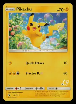 Pikachu 19/68 Common Hidden Fates Pokemon Near Mint - Image 1
