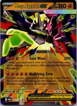 Mega Zygarde ex 47/88 Double Rar- Pokemon Perfect Order NM - Image 1