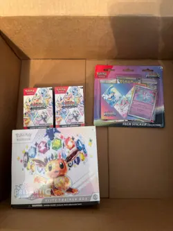 Pokemon TCG: S&V Prismatic Evolutions Factory Sealed Booster Bundle Box/ETB LOT - Image 1