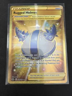 Rugged Helmet Secret Rare 228/198 Pokemon Chilling Reign - Image 1