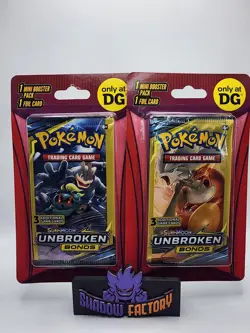 (2) Unbroken Bonds 3-Card Mini Booster Blister Pack Dollar General - Image 1