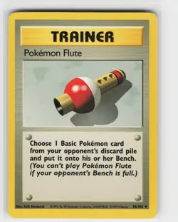 Pokemon Flute Base Set 086/102 Uncommon - Image 1