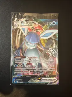 Pokemon TCG - Glaceon VMAX 41/203 - Evolving Skies 2021 - Snowflake Stamp - MINT - Image 1