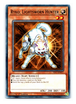 Ryko, Lightsworn Hunter - YS17-EN017 - - Common - 1st Edition - Yugioh - Image 1
