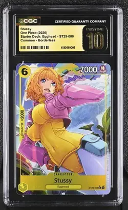 CGC Pristine 10: Stussy ST29-006 Borderless One Piece - Image 1