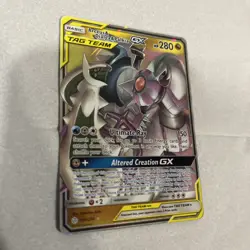 Arceus & Dialga & Palkia GX 156/236 FULL ART COSMIC ECLIPSE Pokemon Card NM/M - Image 2