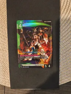 Gundam Card Game Newtype Rising Gundam Deathscythe GD01-025 LR Holo Foil - Image 1