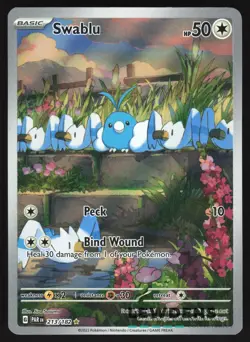 Swablu - 213/182 - Illustration Rare - Paradox Rift - Pokemon Card - Image 1
