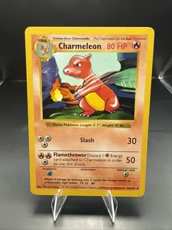 Pokemon TCG Charmeleon Base Set, Shadowless, Uncommon Card 24/102 - Image 2