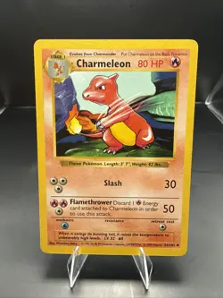 Pokemon TCG Charmeleon Base Set, Shadowless, Uncommon Card 24/102 - Image 3