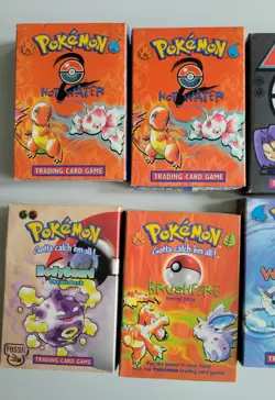 Pokemon TCG Wizards of the Coast - 12 EMPTY Boxes w/9 Rules Book, 4 Card Lists - Image 3