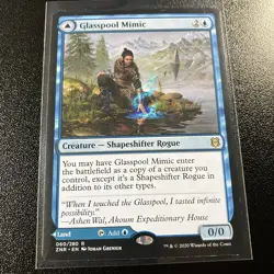 Glasspool Mimic Zendikar Rising Regular Card Mtg Magic NM - Image 1