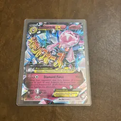 Pokemon TCG XY M Diancie EX Promo Holo Card XY44 190 HP Diamond Force JUMBO Card - Image 2