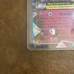 Pokemon TCG XY M Diancie EX Promo Holo Card XY44 190 HP Diamond Force JUMBO Card - Image 3