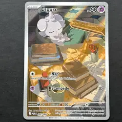 Espurr 095/088 Perfect Order Illustration Rare Pokemon TCG Card NM - Image 1