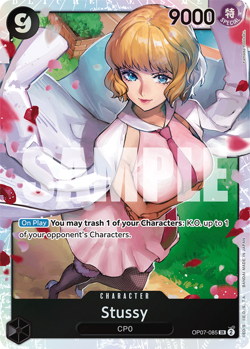 One Piece Card Game ! Stussy OP07-085 (SUPER RARE) Anglais ! - Image 1