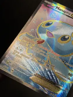 Manaphy EX 116/122 XY BREAKpoint Rare Ultra Holo Pokemon ITALIAN Card MP - Image 5