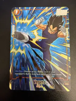 Vegeta FS11-13 C* Gold Foil Bonus Pack Card Starter Deck FS11 EX Dragon Ball - Image 1