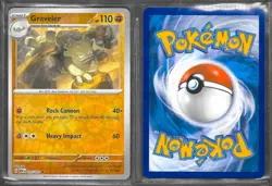 Pokemon Scarlet & Violet 151 075/165 Graveler Reverse Holo Uncommon Card - Image 1