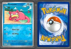 Pokemon Prismatic Evolutions 018/131 Slowpoke Reverse Holo Card - Image 1