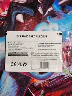 Pokemon Aurorus Perfect Order Promo Holo Card 024/088 TCG SEALED - Image 2