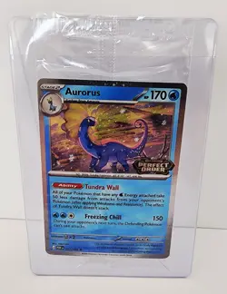 Pokemon Aurorus Perfect Order Promo Holo Card 024/088 TCG SEALED - Image 4