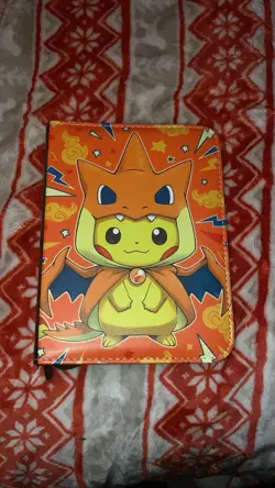 Pokemon TCG Binder Mega Charizard Poncho Pikachu Binder 55 page / 440 Card 🔥‼ - Image 1