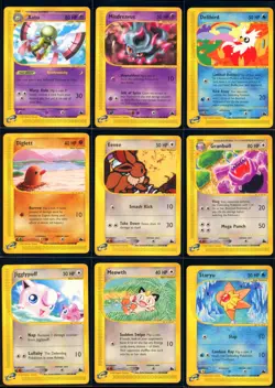 Pokemon SKYRIDGE - 9 Non Holo Cards Bundle - ENG - Near Mint - Image 1