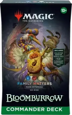 Bloomburrow Commander Deck - Family Matters Mtg Magic Sealed Free Shipping! - Image 1