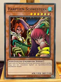 Harpyien-Schwestern MRD-DE009 25th Super Rare Deutsch NM YUGIOH - Image 1