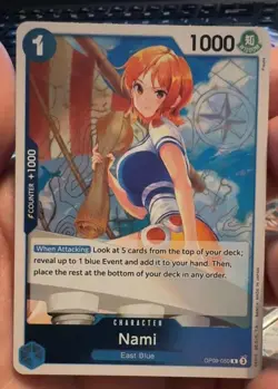 Nami (050) OP09-050 Holo NM One Piece Emperors in the New World - Image 1
