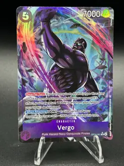 One Piece Vergo (Alternate Art) (OP14-061)The Azure Sea's Seven OP14 - Image 1