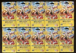 One Piece OP-15 Adventure On Kami's Island Sleeved Booster Pack Lot Of 10 Sealed - Image 1