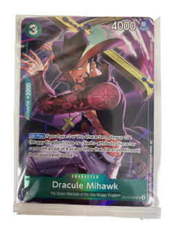 One Piece Dracule Mihawk ST12-003 Illustration Box Vol.4 Promo Mint Sealed - Image 1