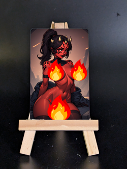 Darth Maul Star Wars Waifu Goddess Metal Card Sexy Doujin Waifu Girl Anime Card - Image 1